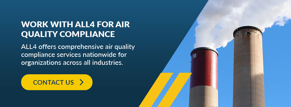 Work With ALL4 for Air Quality Compliance