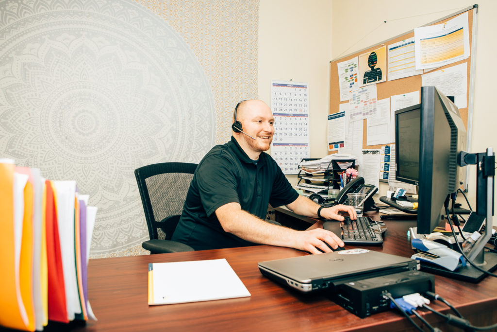 employee having fun at ALL4