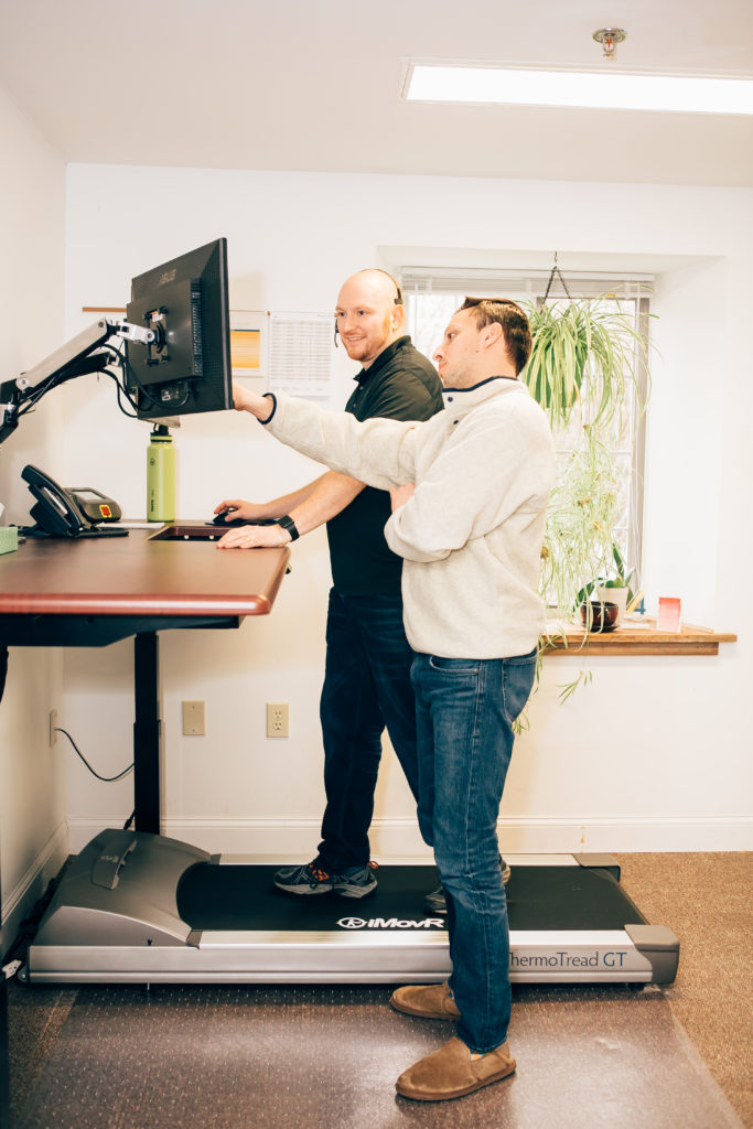 walking desk for exercise at work