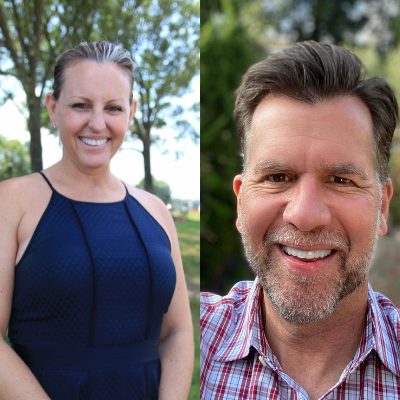 Bruce Ambruster and Heather Brinkerhoff